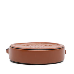 Small Calfskin Cuir Triomphe Oval Crossbody