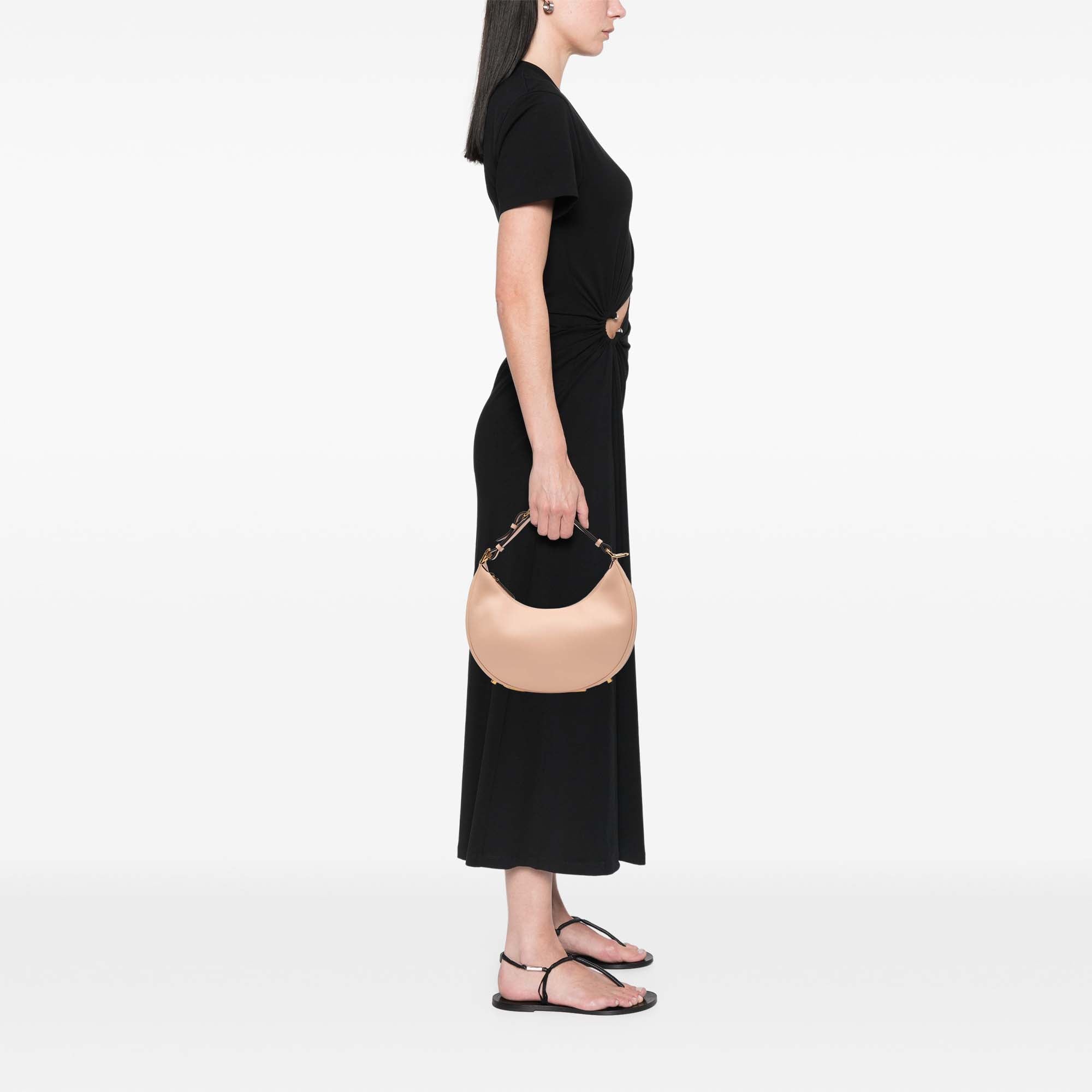 Small Leather Fendigraphy Hobo