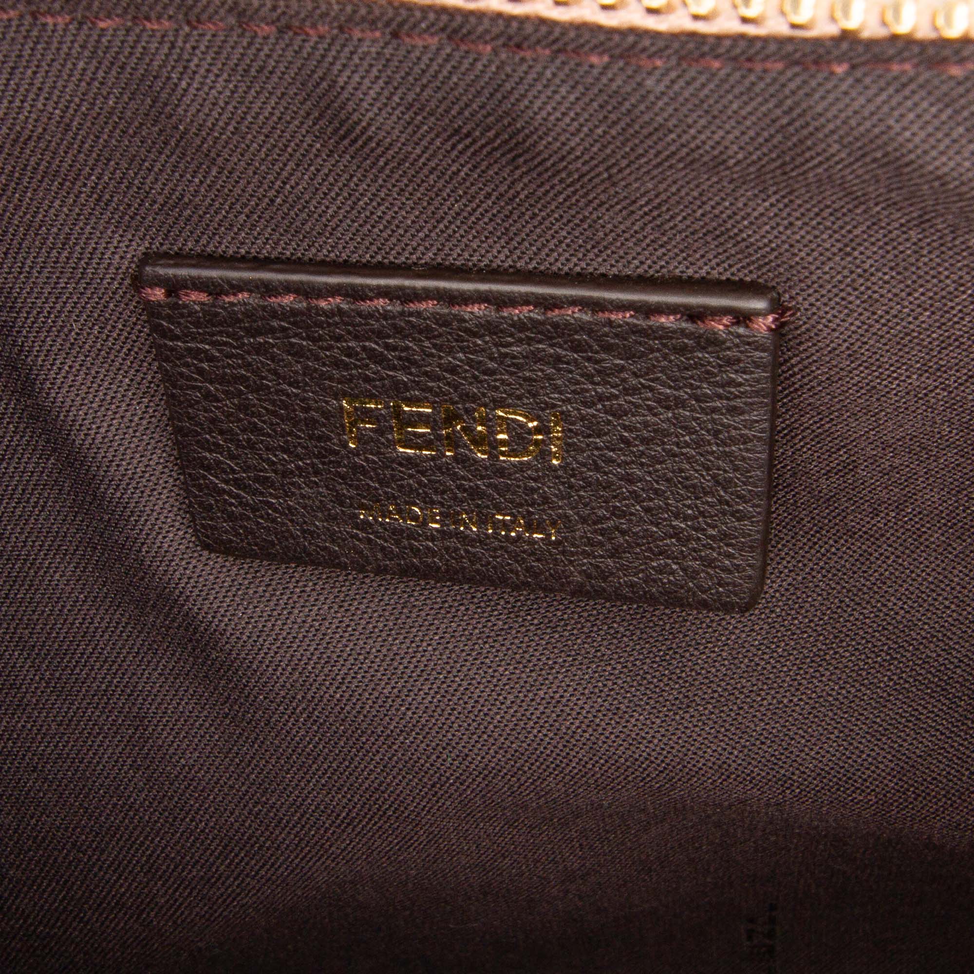 Small Leather Fendigraphy Hobo