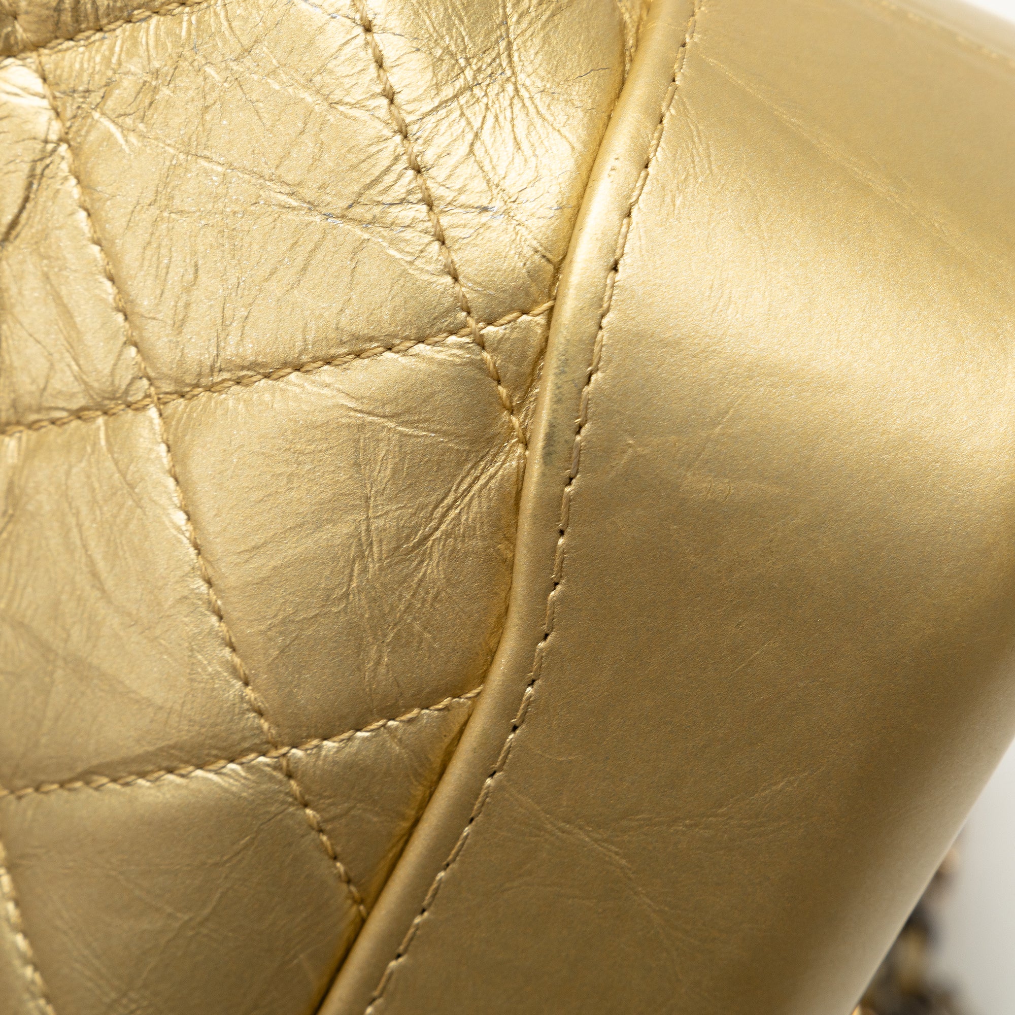 Small Metallic Lambskin Gabrielle Crossbody