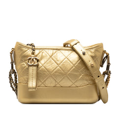 Small Metallic Lambskin Gabrielle Crossbody_0