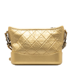 Small Metallic Lambskin Gabrielle Crossbody