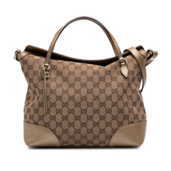 Medium GG Canvas Bree Satchel