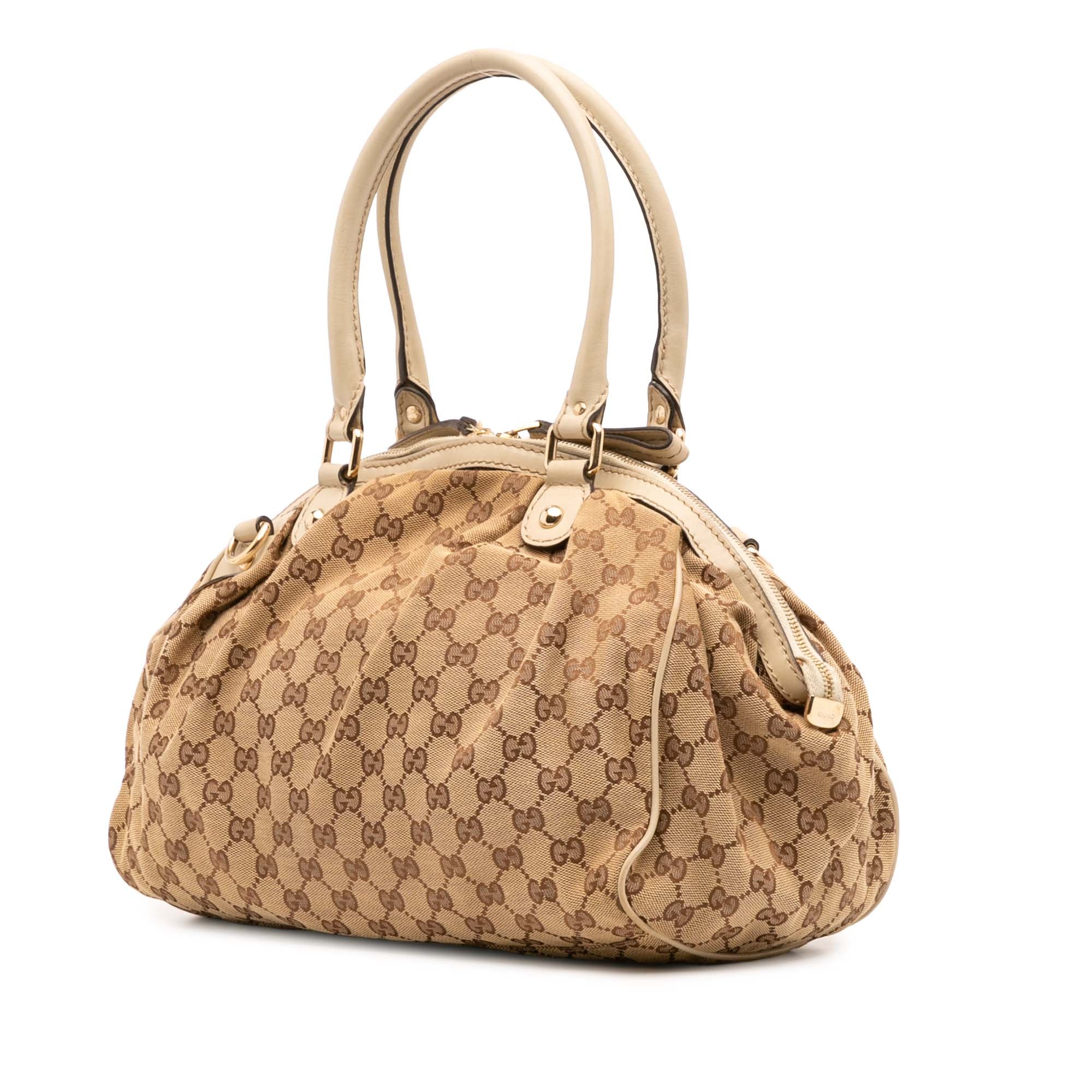 GG Canvas Sukey Satchel