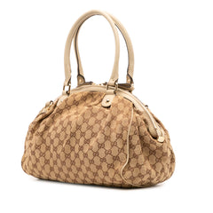 GG Canvas Sukey Satchel