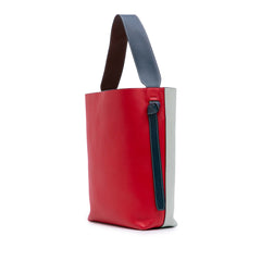 Small Shiny Smooth Calfskin Twisted Cabas Tote