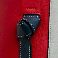Small Shiny Smooth Calfskin Twisted Cabas Tote