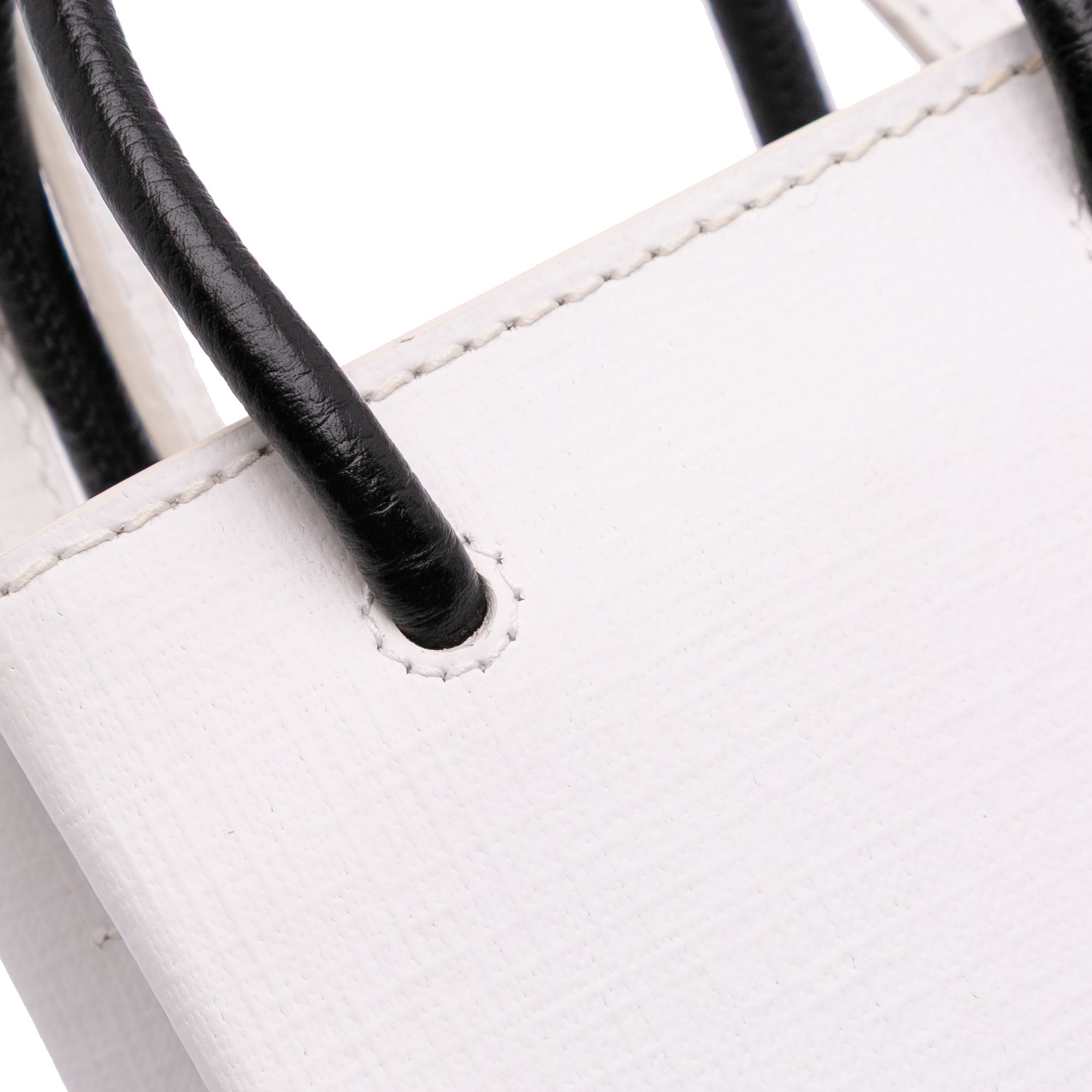 Mini Calfskin Logo Shopping Phone Holder