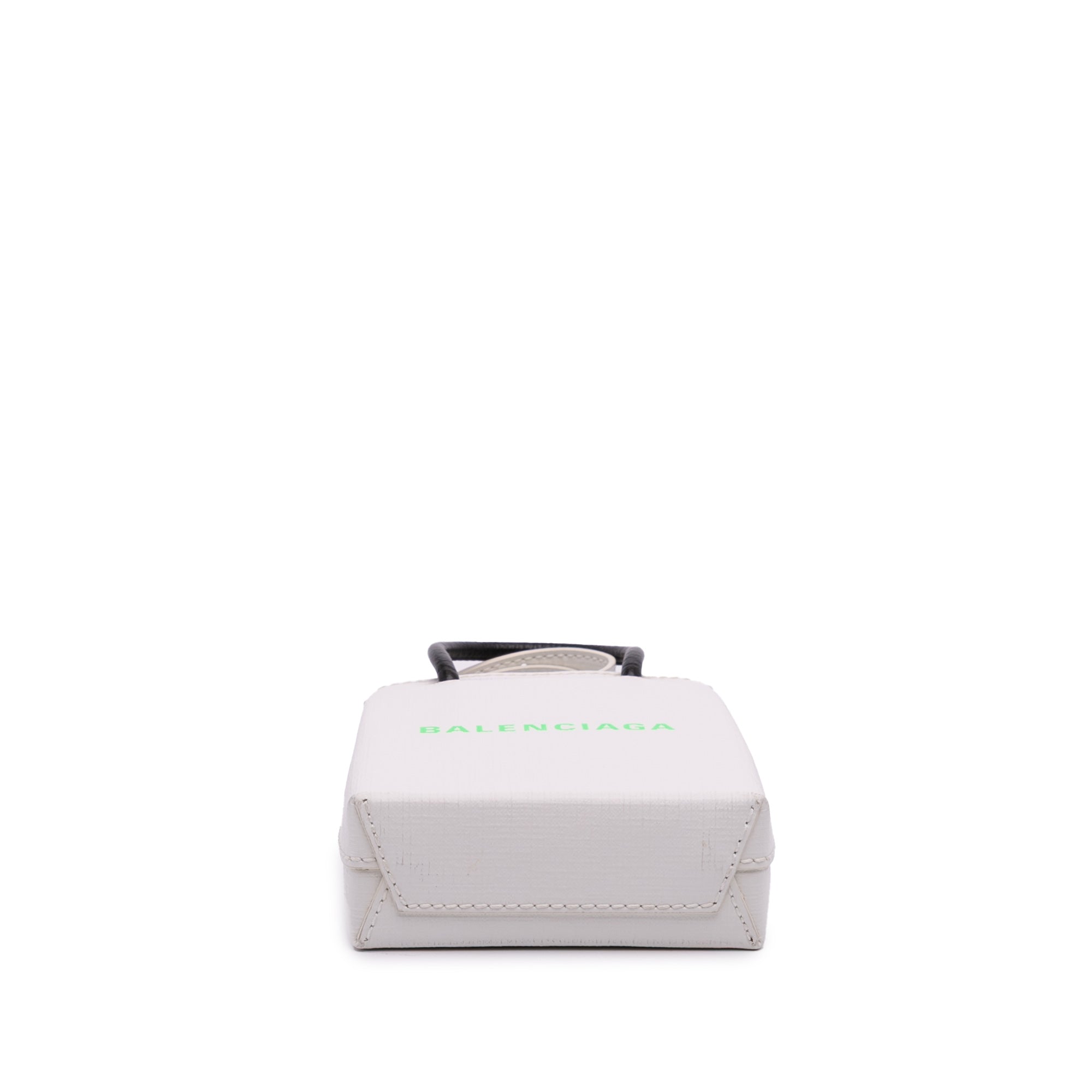 Mini Calfskin Logo Shopping Phone Holder