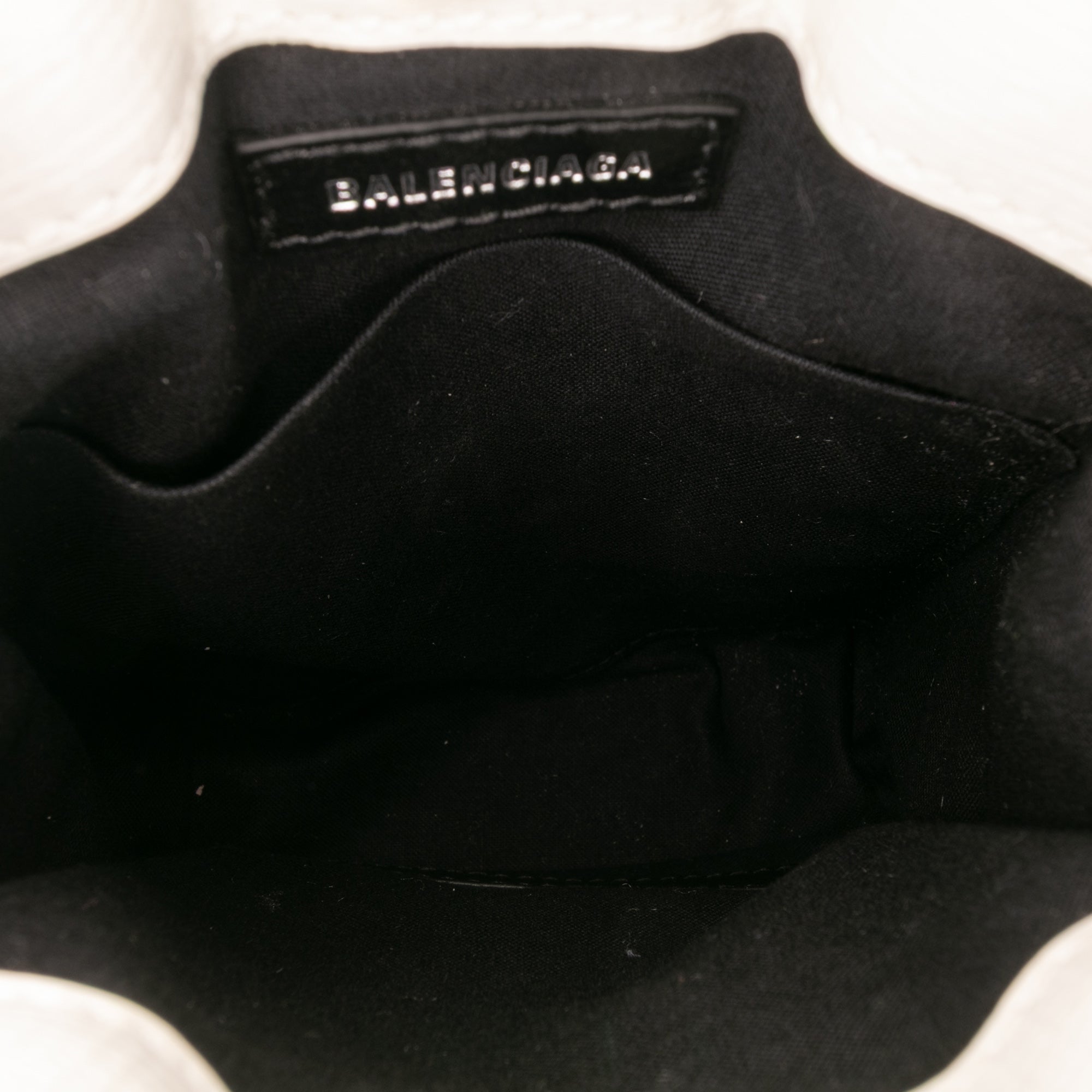 Mini Calfskin Logo Shopping Phone Holder