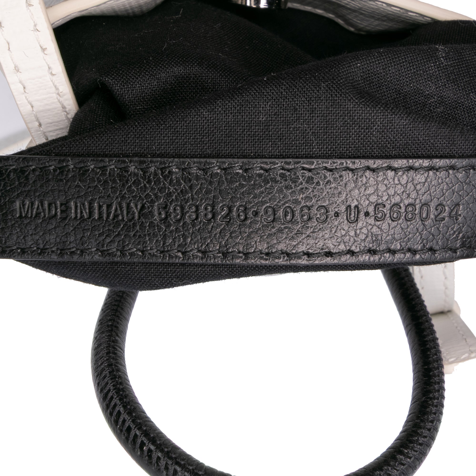 Mini Calfskin Logo Shopping Phone Holder