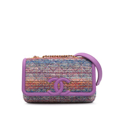 Medium Tweed CC Filigree Flap