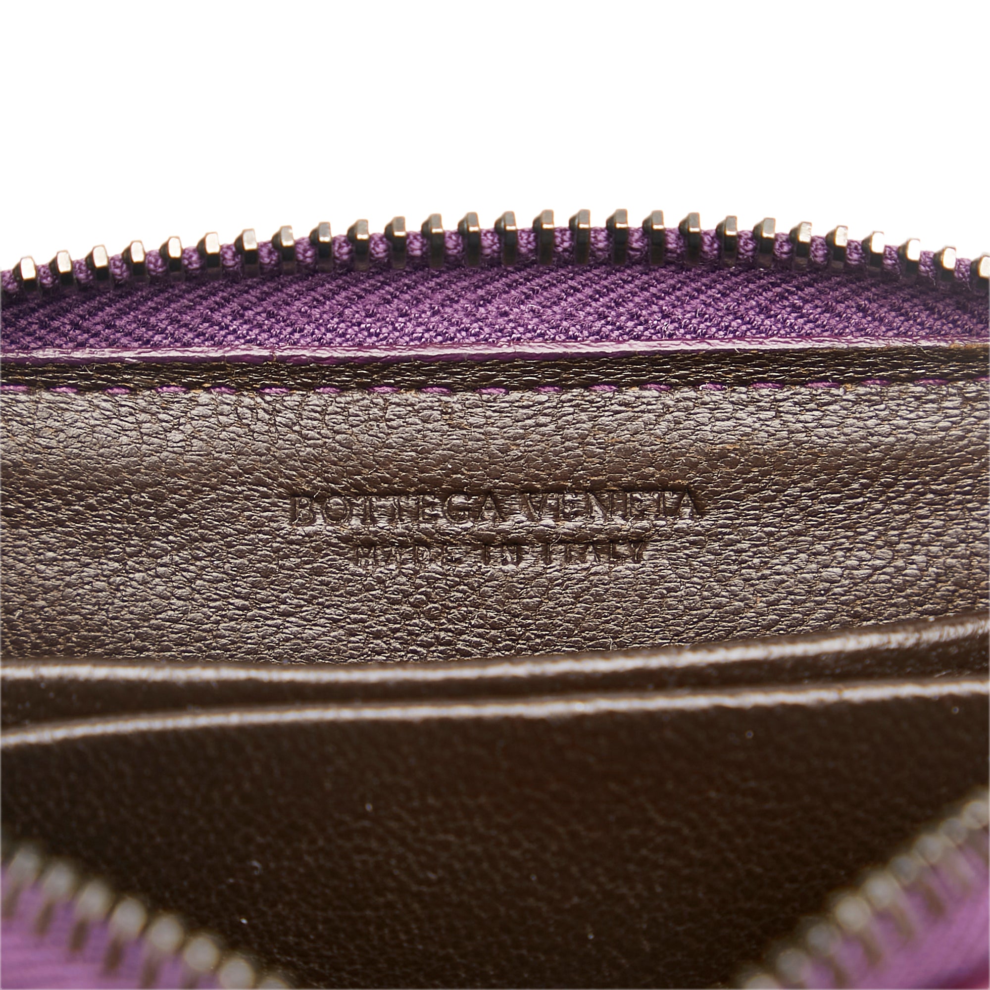 Intrecciato Leather Coin Pouch