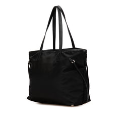 Tessuto Saffiano Trimmed Open Convertible Tote