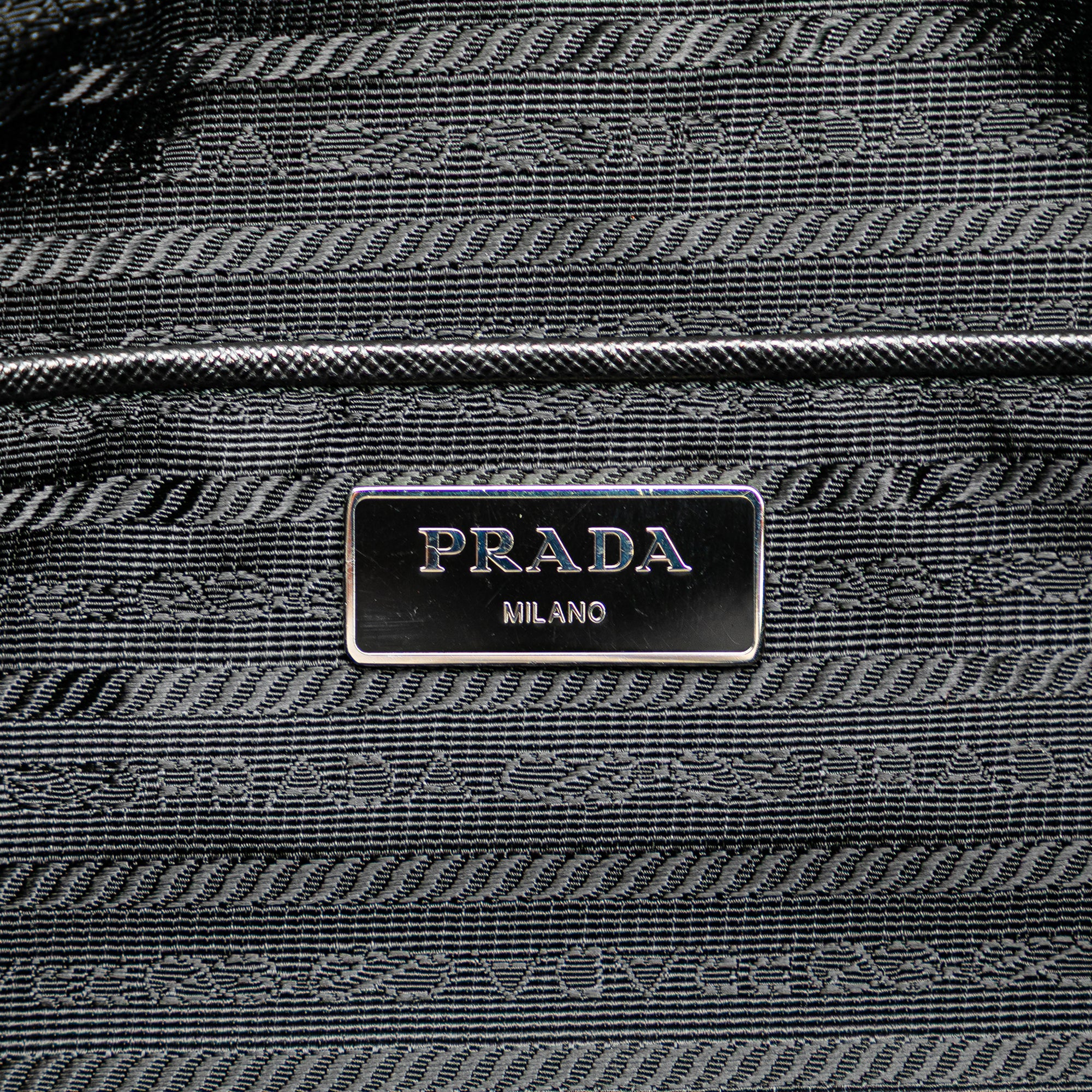 Tessuto Saffiano Trimmed Open Convertible Tote