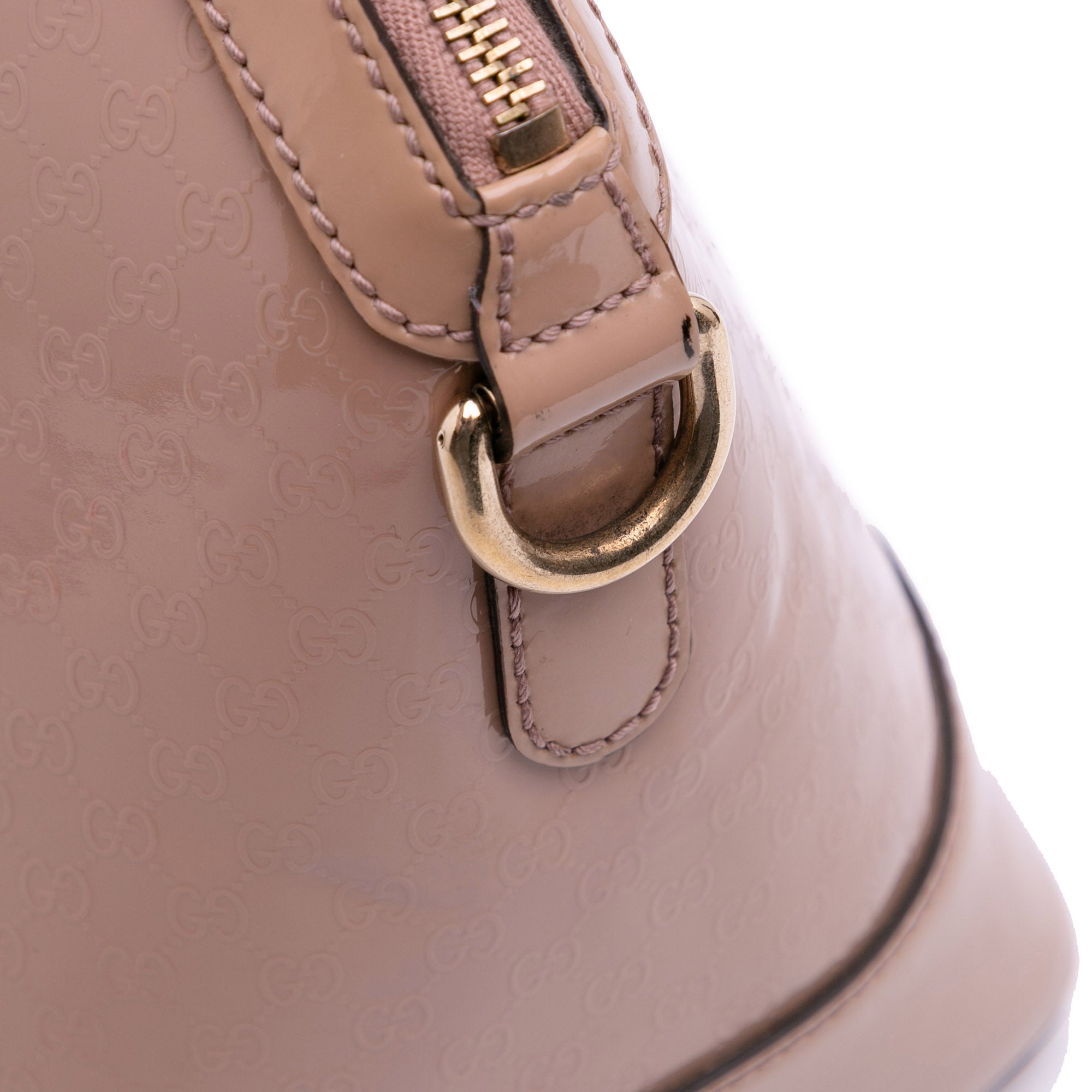 Large Microguccissima Patent Dome Satchel