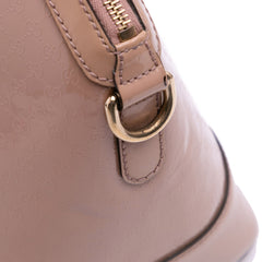 Large Microguccissima Patent Dome Satchel