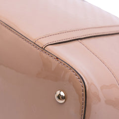 Large Microguccissima Patent Dome Satchel