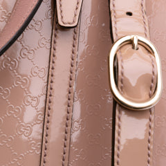 Large Microguccissima Patent Dome Satchel
