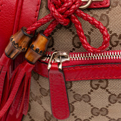 GG Canvas Bella Satchel