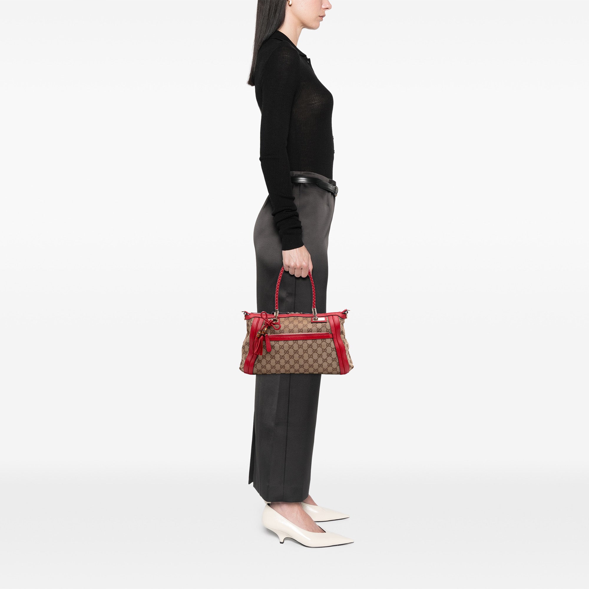 GG Canvas Bella Satchel
