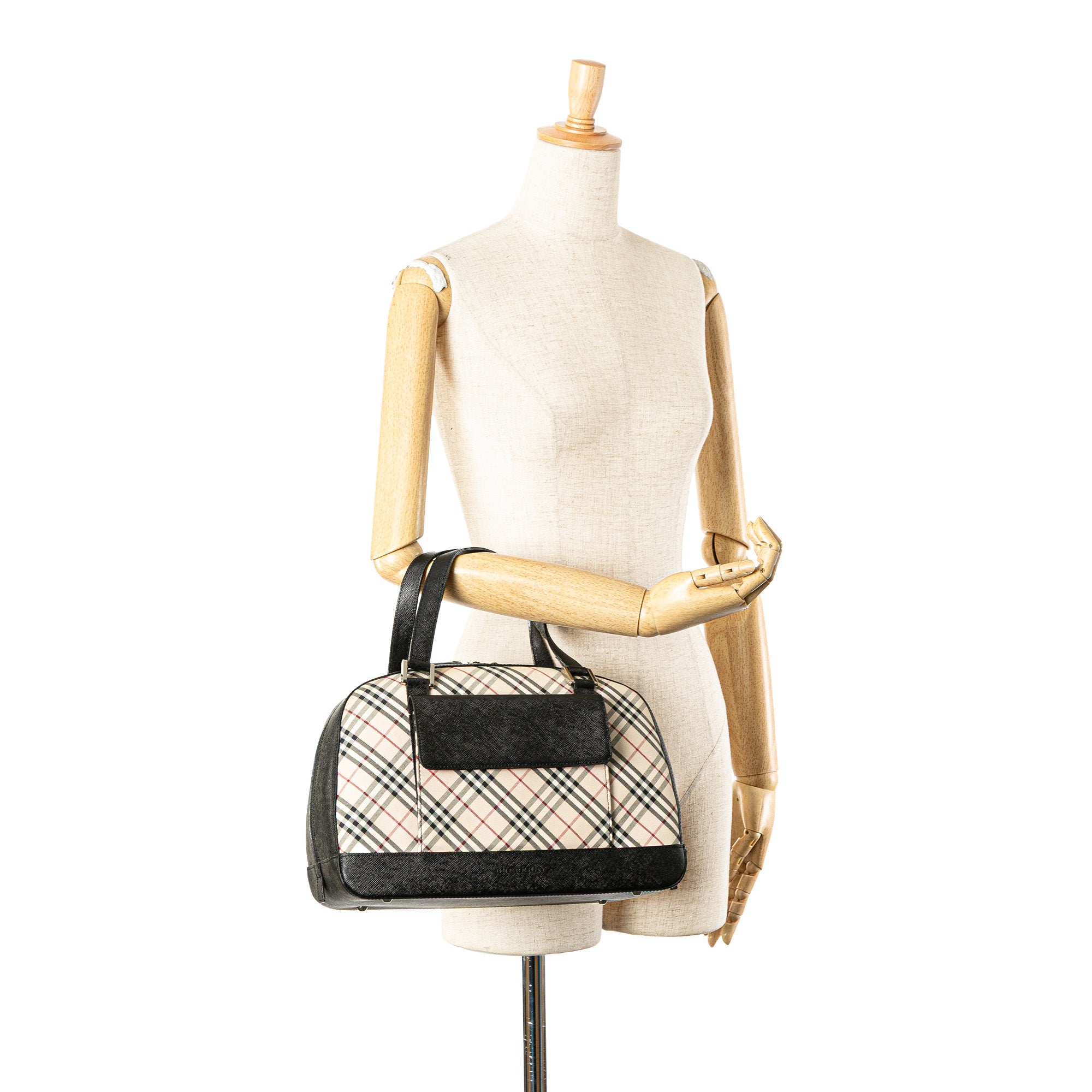 Nova Check Canvas Handbag