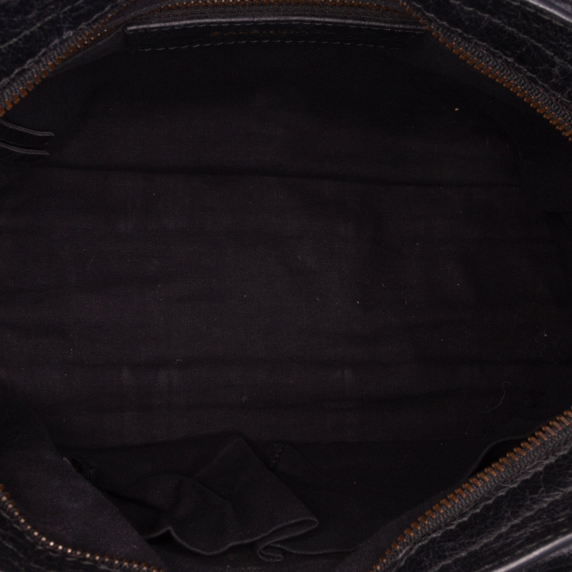 Small Lambskin Motocross Striped Classic City Satchel