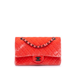 Medium Classic Velvet Double Flap