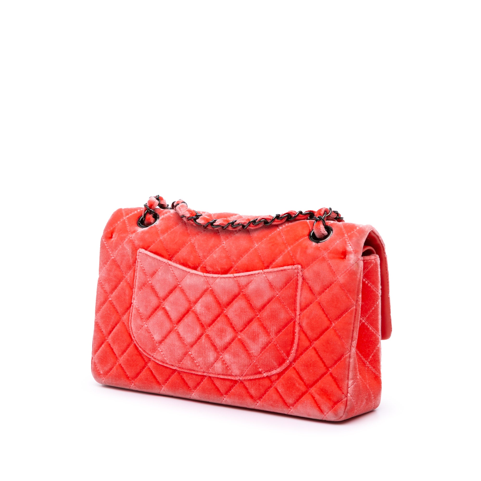 Medium Classic Velvet Double Flap