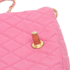 Mini Rectangular Classic Lambskin Pearl Crush Single Flap