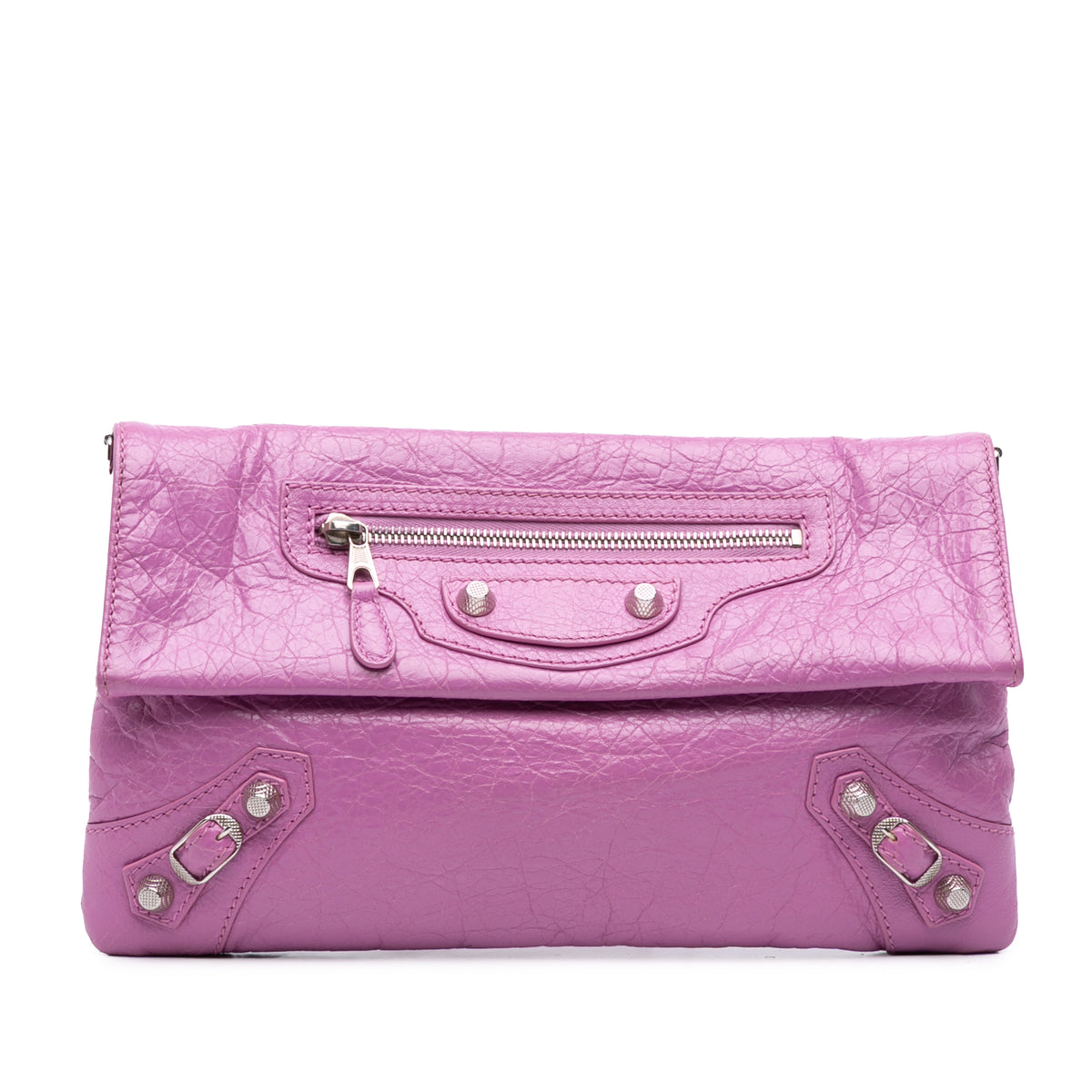Lambskin Motocross Giant 12 Envelope Clutch