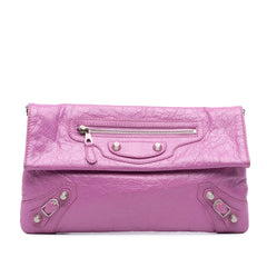 Lambskin Motocross Giant 12 Envelope Clutch