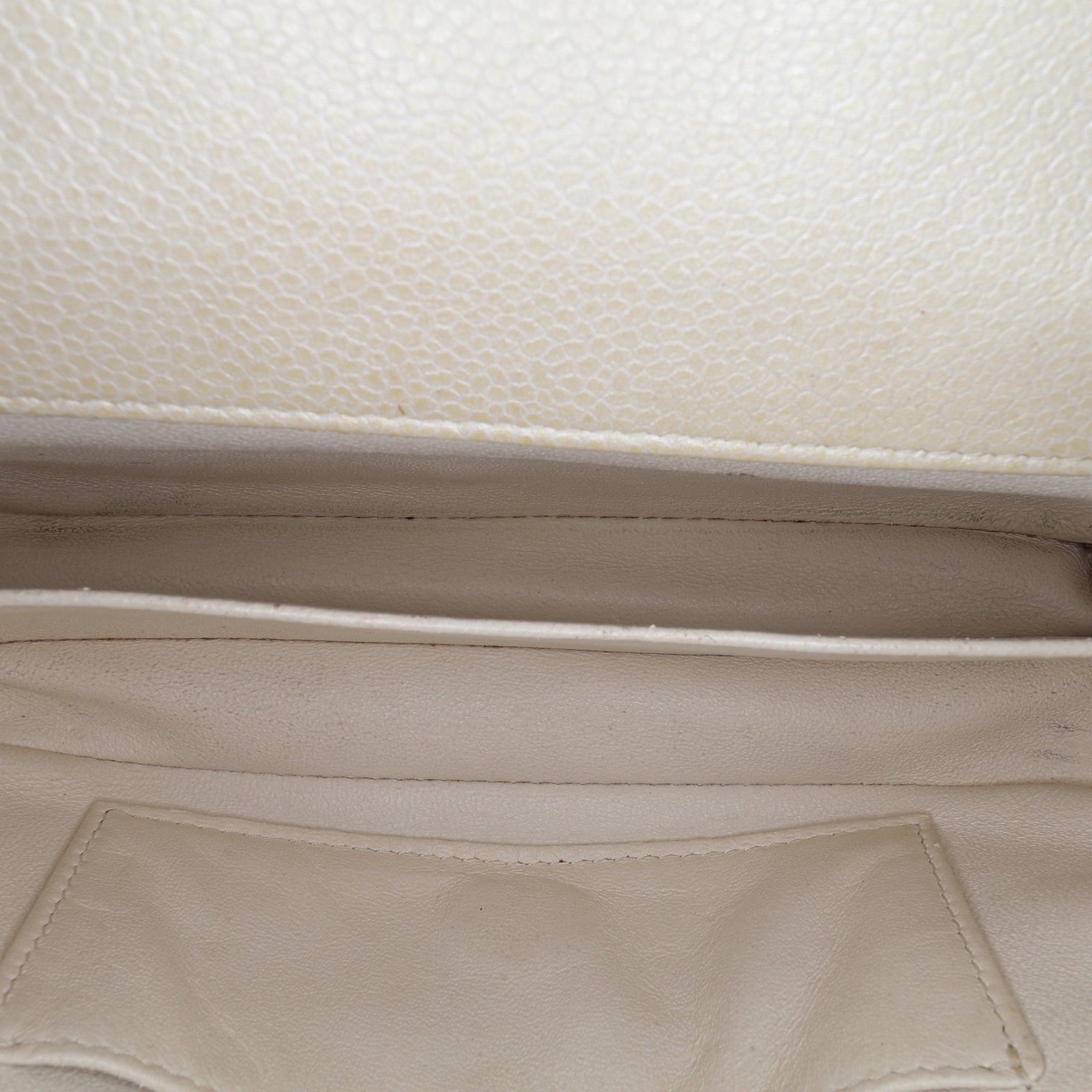 Extra Mini Rectangular Classic Caviar Single Flap