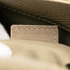 House Check Trimmed Leather Horn Toggle Tote