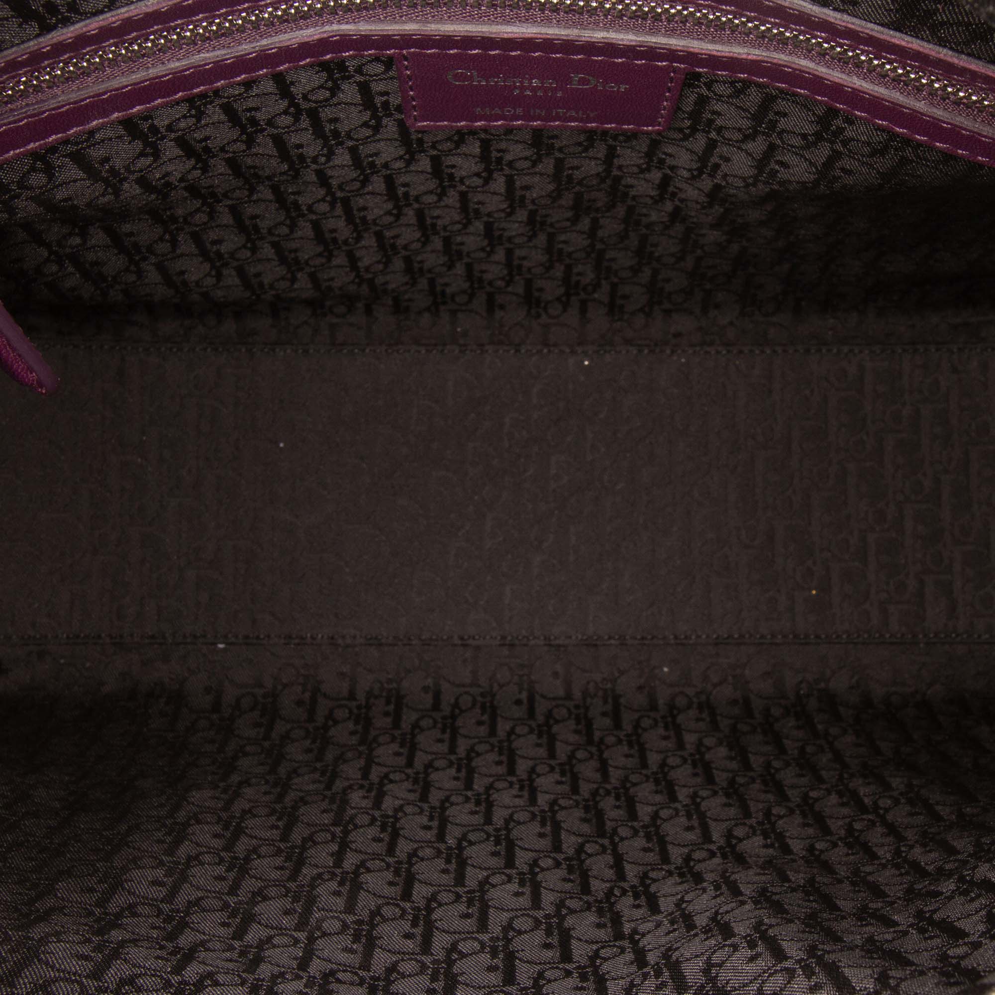 Large Lambskin Cannage Lady Dior