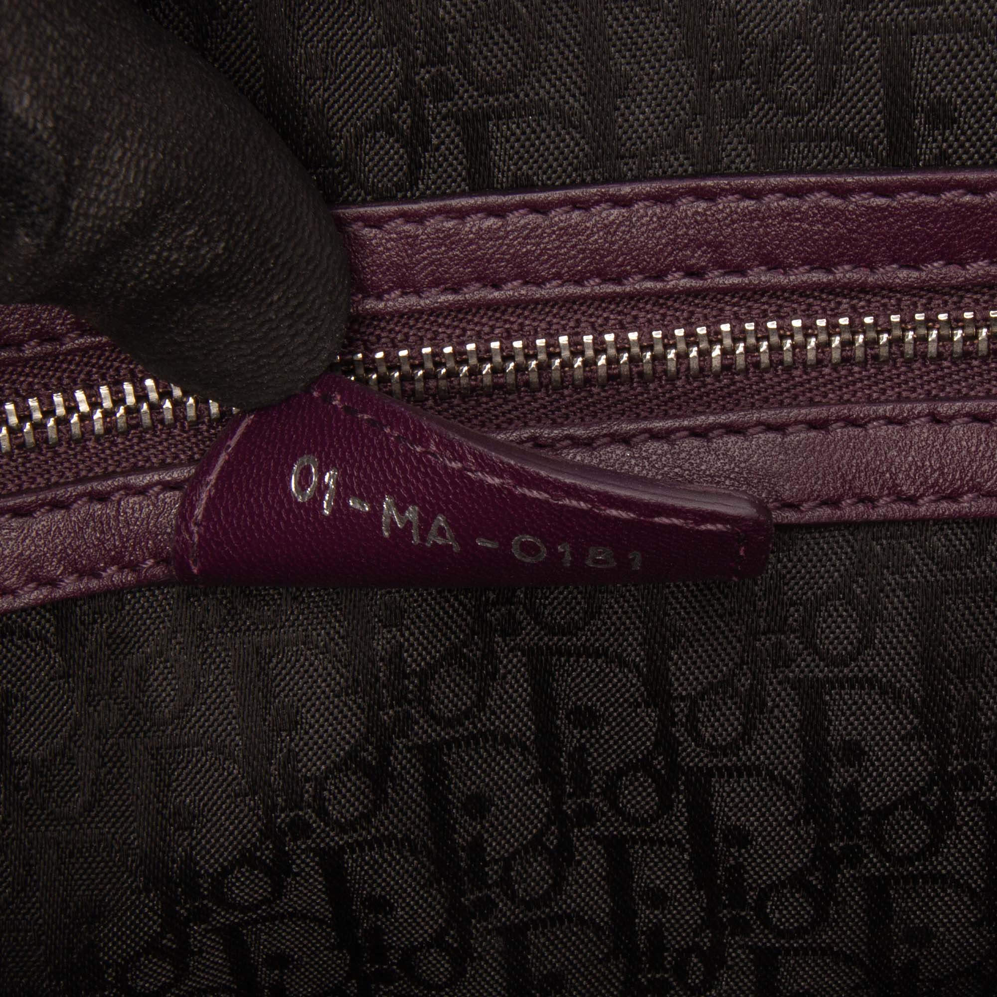 Large Lambskin Cannage Lady Dior