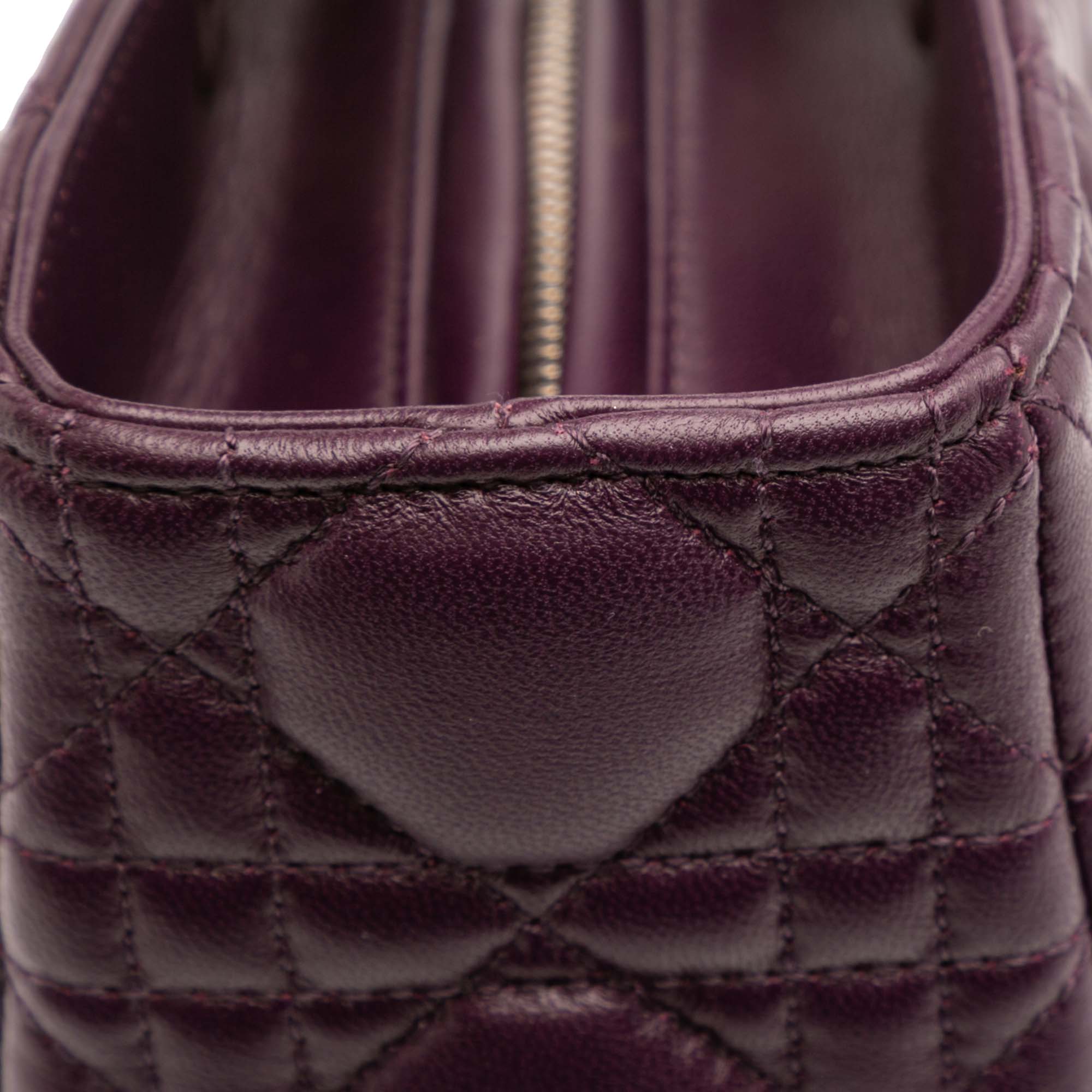 Large Lambskin Cannage Lady Dior