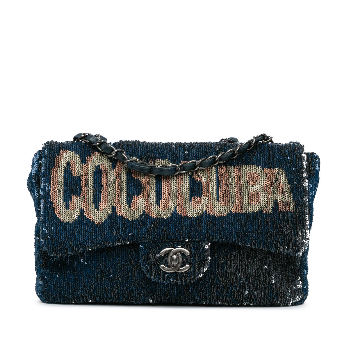 Paris-Cuba Medium Sequin Coco Cuba Flap