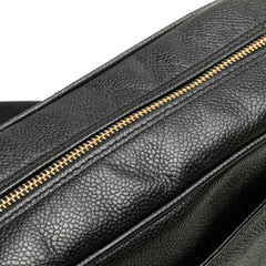 Triple CC Caviar Shoulder Bag