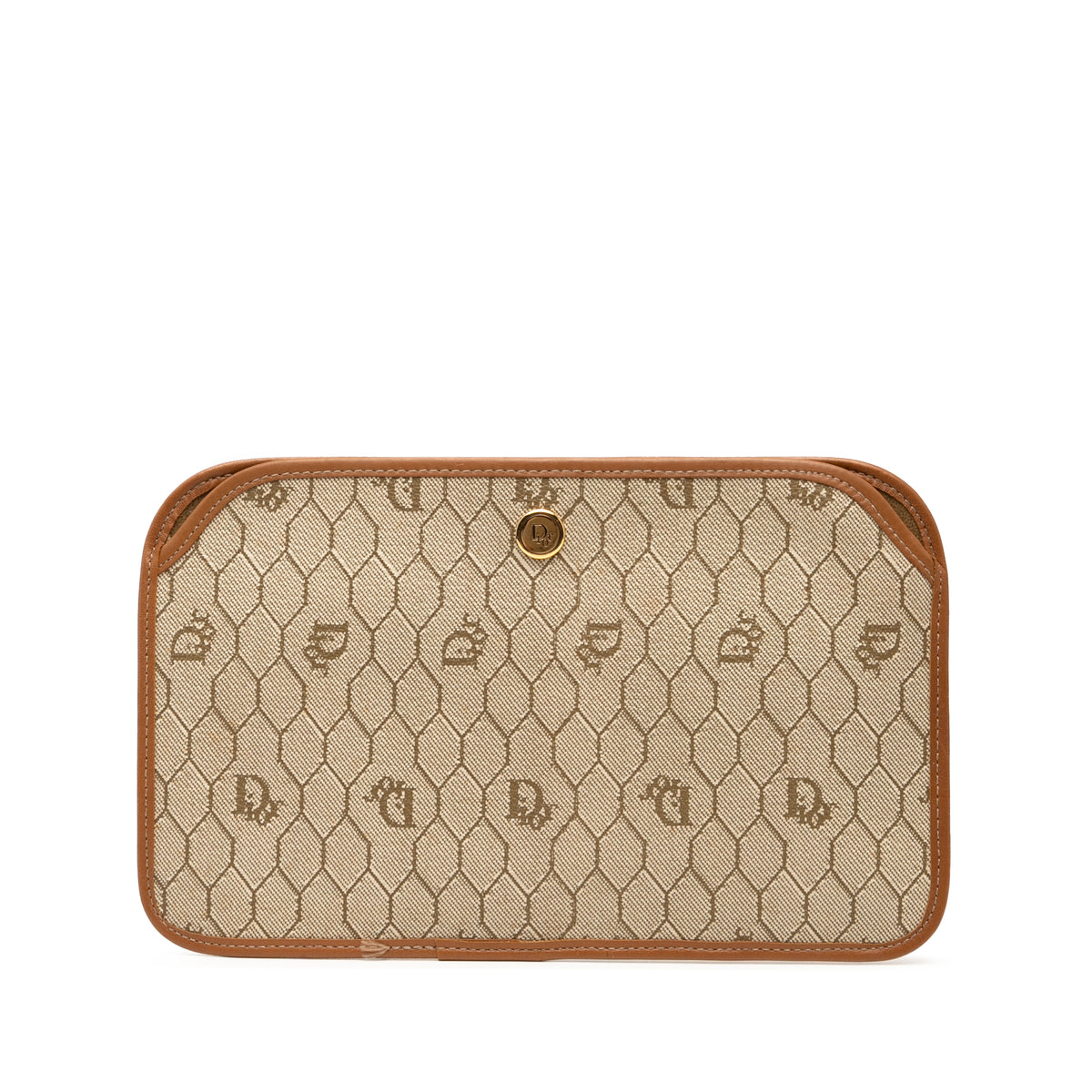 Honeycomb Canvas Clutch