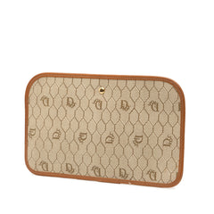 Honeycomb Canvas Clutch