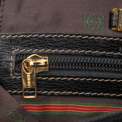 Leather Velasquez Twist Vanity Bag