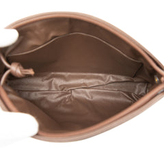 Vintage Check Canvas Wristlet Clutch