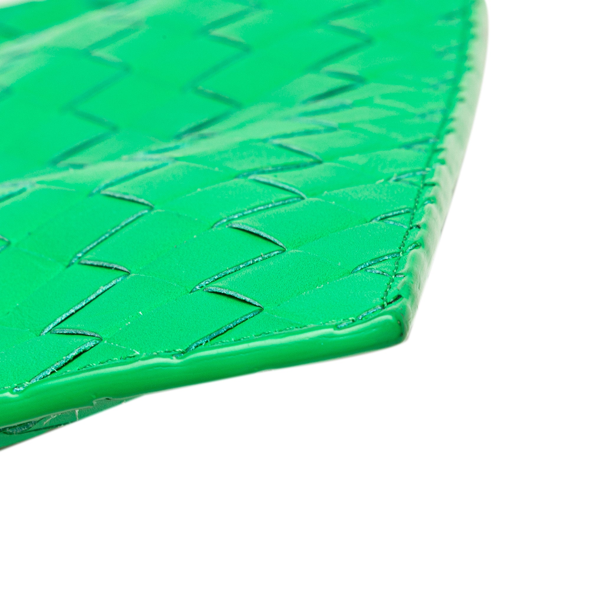 Intrecciato Leather Clutch