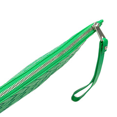 Intrecciato Leather Clutch