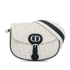 Medium Perforated Calfskin Oblique Bobby Flap
