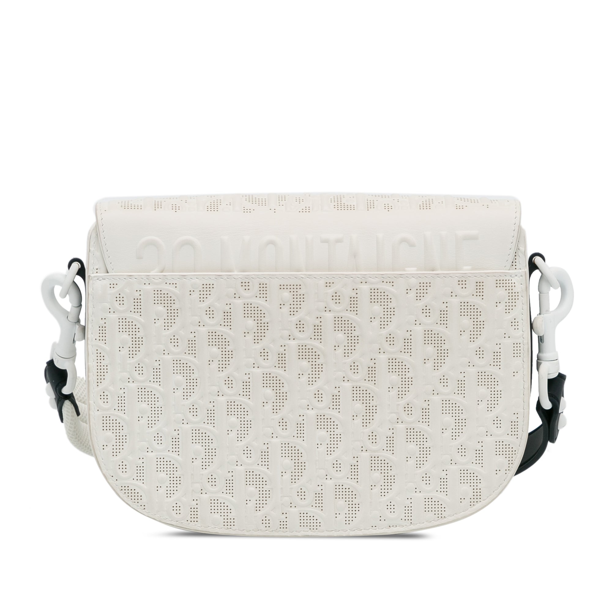 Medium Perforated Calfskin Oblique Bobby Flap