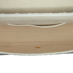 Medium Perforated Calfskin Oblique Bobby Flap