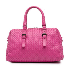 Nappa Intrecciato Boston Bag