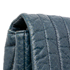 CC Quilted Perforated Aged Calfskin Flap